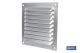 COFAN 65007534U - REJILLA DE VENTILACIÓN ALUMINIO CON MOSQUITERA 20 X 20 CM '