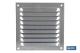 COFAN 65007536 - REJILLA DE VENTILACIÓN ALUMINIO CON MOSQUITERA 30 X 30 CM