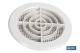COFAN 65007558 - REJILLA DE VENTILACIÓN ABS BLANCO PARA EMPOTRAR A TUBO CON C