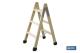 COFAN 09401083 - ESCALERA MADERA DOBLE 5 PELDAÑOS 1,25 M