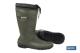 COFAN 12005937 - BOTA DE AGUA VERDE/NEGRA CON FORRO POLAR TALLA 37