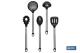 COFAN 41001823 - SET DE 6 UTENSILIOS DE COCINA GAMA NEIGE