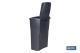 COFAN 41003414 - CUBO DE BASURA PARA RECICLAR 45 LITROS  COLOR GRIS 36.5 X 36