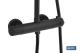 COFAN 42001159 - COLUMNA DE DUCHA NEGRA CON GRIFO TERMOSTATICO 90-1,40 CM