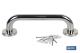 COFAN 43001055 - BARRA DE APOYO RECTA DE ACERO INOXIDABLE 304 (60 X 2.5 CM)