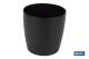 COFAN 90015582 - MACETA CAMELIA DE COLOR NEGRO 24,5 X 23,6 CM