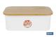 COFAN 41003081 - PANERA CON TAPA DE BAMBÚ COLOR BLANCO/MADERA 36 X 24 X13 CM