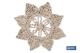 COFAN 46004006 - BAJOPLATO EN FORMA ESTRELLA  FIBRA NATURAL MEDIDA 30 CM