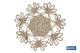 COFAN 46004007 - BAJOPLATO FORMA FLOR  FIBRA NATURAL MEDIDA 35 CM